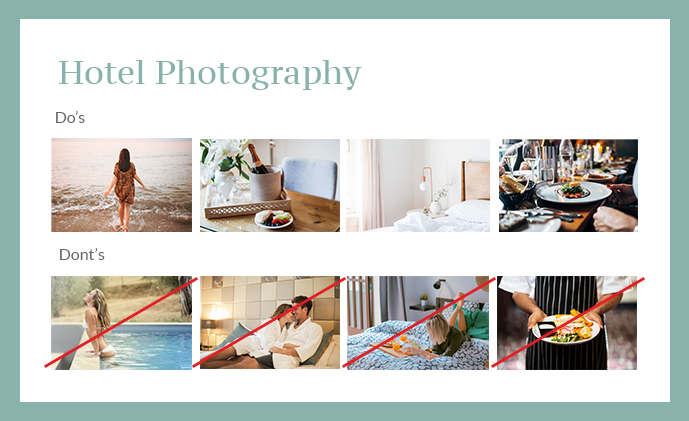 hotel photography guidelines