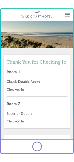 Check-in Online Completed Last Step Online Check-in