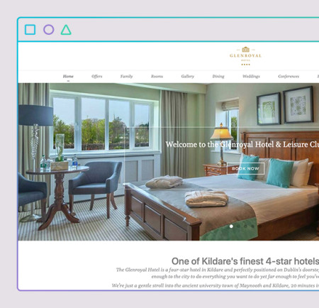 Webdesign-Projekt für Glenroyal Hotel