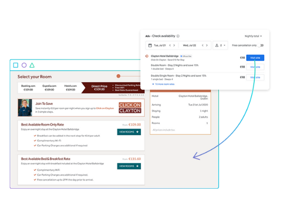 P3 Metasearch Works in Conjunction with our Booking Engine