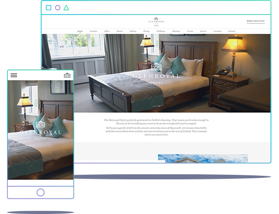 Mobile First Hotel Webdesign