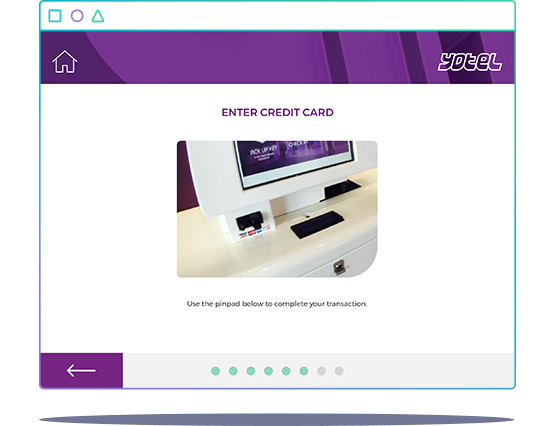 Payment Terminal to Chip & Pin Cards for Self Check-in/out